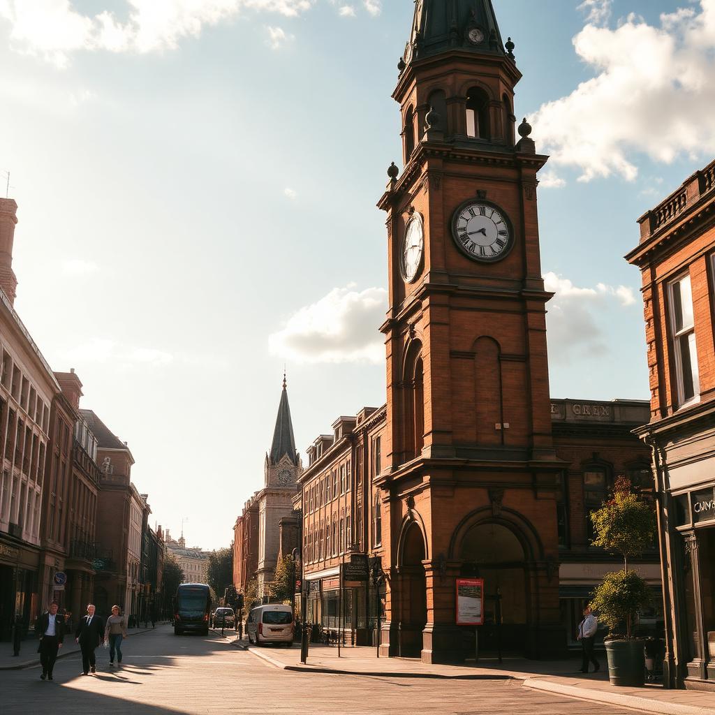 Leicestershire cityscape
