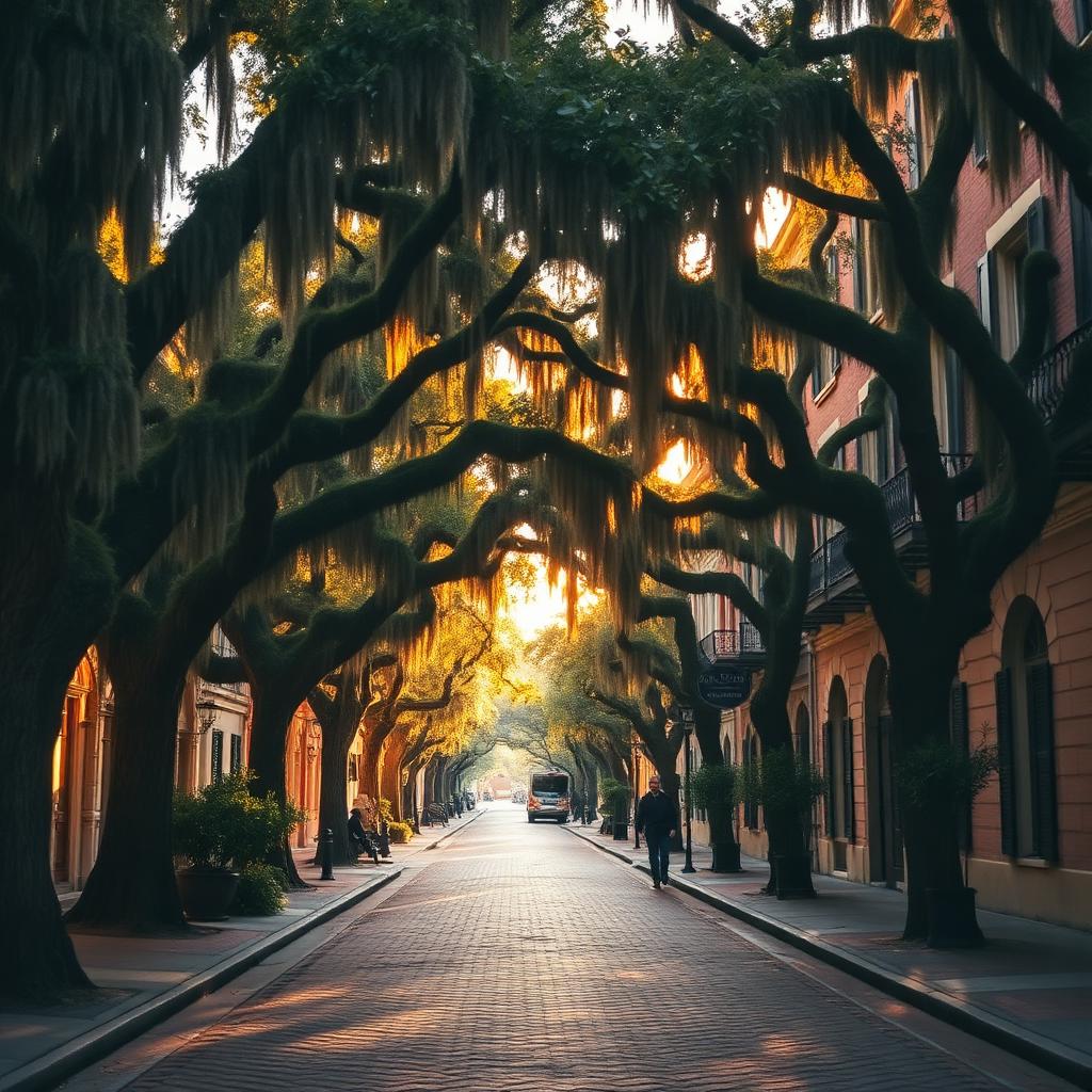 Savannah cityscape